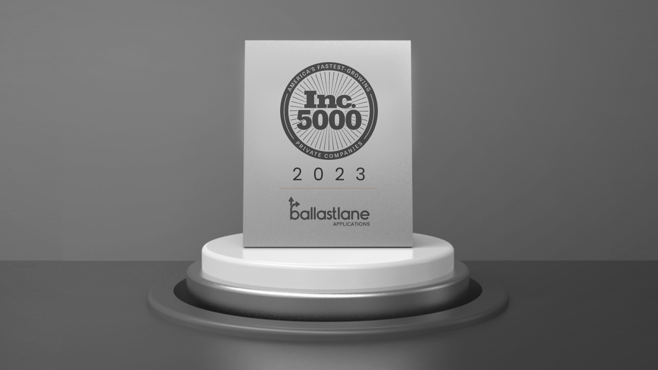 Ballast Lane Applications makes the Inc. 5000 list of fastestgrowing